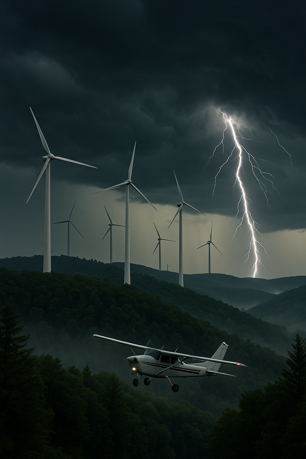 Aviation safety and low-level airspace concerns near the Black Cherry Wind area